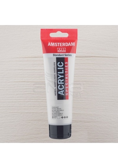 Amsterdam 120 Ml Akrilik Boya 817 Pearl White