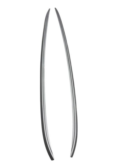 Tavan Çıtası Üniversal Yıldız Gri Silver Gümüş Renk 165cm 2li Set 19896