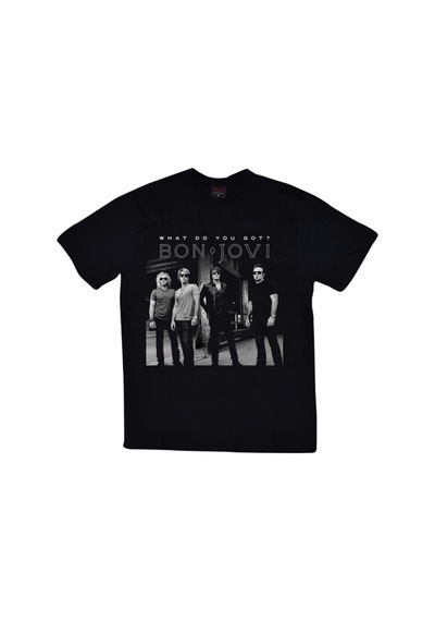 Bon Jovi Baskılı T-Shirt Çok Renkli