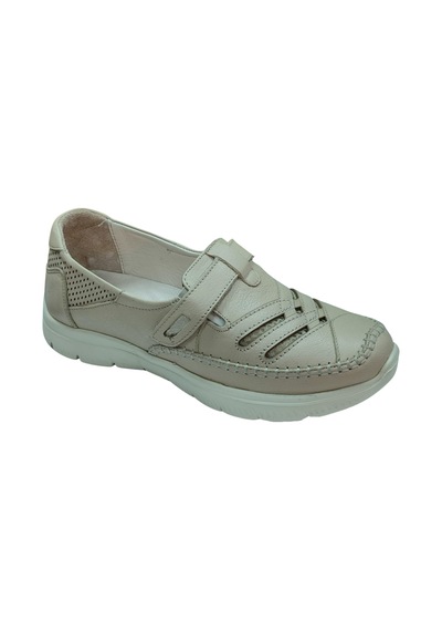 Malawi 200k. Kadın Bej 36-40 Deri Comfort Ayakkabı Bej
