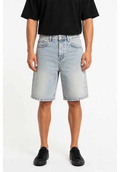 Respire Erkek Washed Jean Şort Açık Mavi
