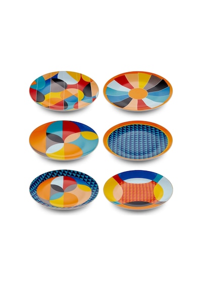 The Mia Shapes Pasta Tabağı 6 Kişilik