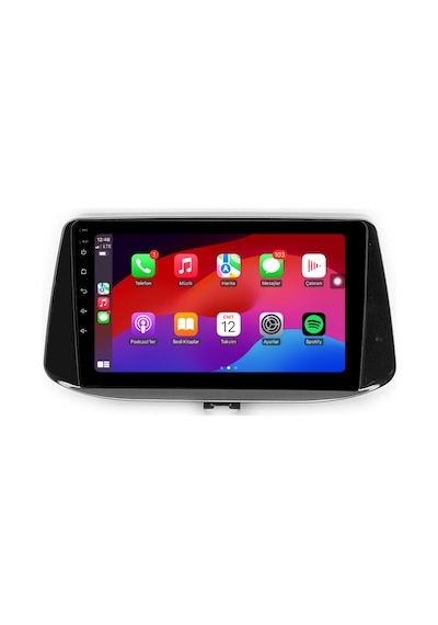 Hyundai İ30 Araç Multimedya Android Ekran Carplay Double Teyp Navigasyon 4+64 9" 17-19 P.black Cadence