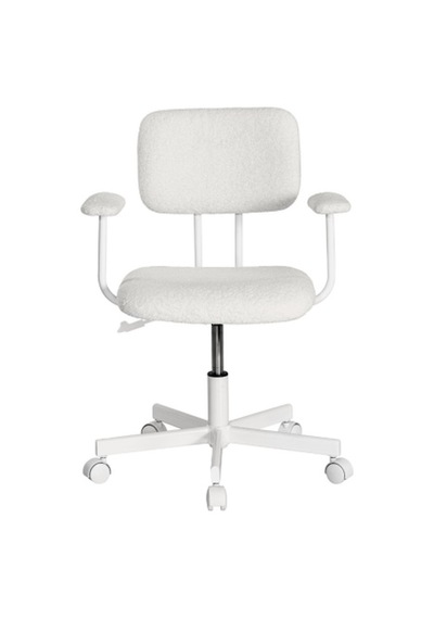 Teddy Ofis Ve Çalışma Sandalyesi-beyaz 64x74-83x63 Cm Beyaz