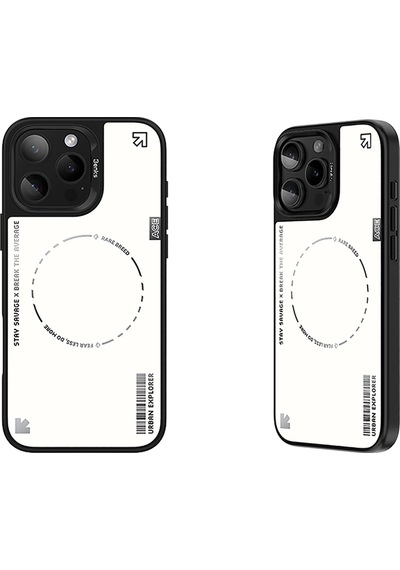 Apple iPhone 16 Pro Uyumlu Kılıf Magsafe Şarj Özellikli Benks Dynamic Basis Kapak Beyaz