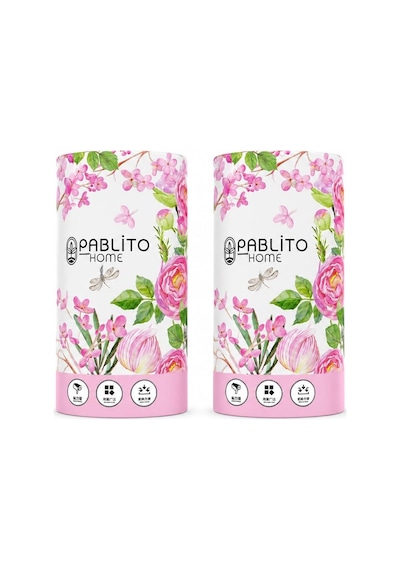2 Li Tüy Toplayıcı Yedek Rulo 60 Yapraklı Kullan At Bant Güçlü Yapışkan, Kolay Koparma 10 Cm X 4,5 Cm Mor Mavi Pembe Yeşil Seçenekli Pembe