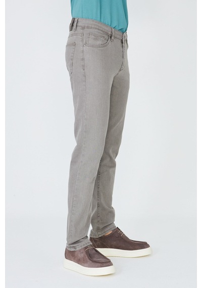 Gri - Haki Erkek Spor Gabardin Pantolon
