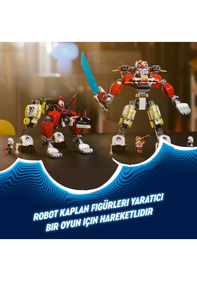 LEGO® DREAMZzz™ Cooper’ın Kaplan Robotu ve Zero’nun Hot Rod Arabası 71497 - 9 Yaş ve Üzeri Çocuklar için Oyuncak Araç Yapım Seti (1006P)