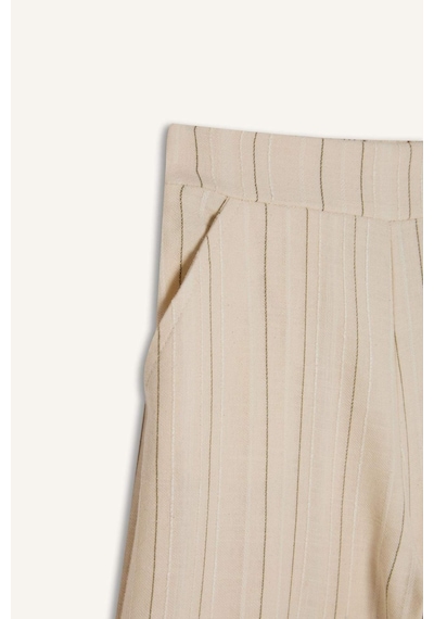 DeFacto Kız Çocuk Wide Leg Geniş Paça Pamuklu Pantolon D9132A825SPBG285 Bej DeFacto Kız Çocuk Wide Leg Geniş Paça Pamuklu Pantolon D9132A825SPBG285 Bej