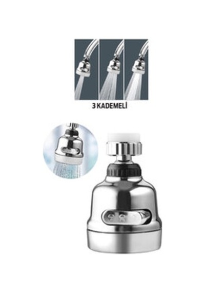 Tasarruflu 360 Hareketli Mutfak Lavabo Bataryası Musluk Ucu