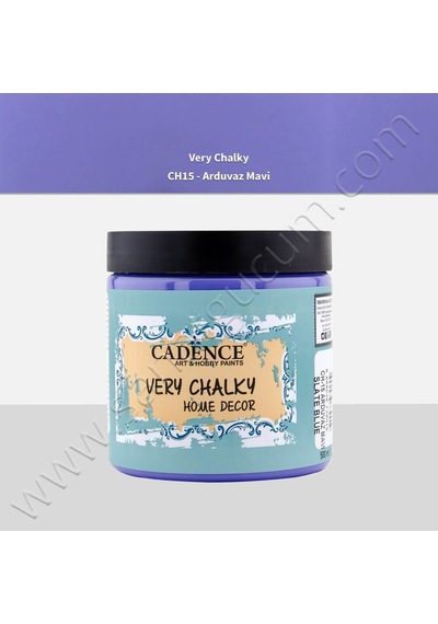 Cadence Very Chalky Mobilya Boyası 500 Ml. Ch15 Arduvaz Mavi