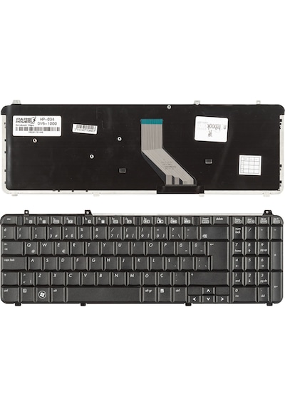 HP Uyumlu Pavilion Dv6-1130Et, Dv6-1133Et Notebook Klavye (Siyah Tr)