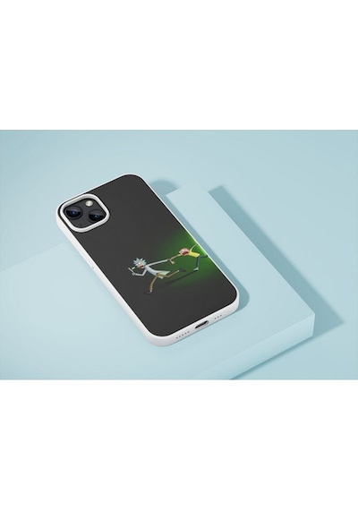 Rick And Morty Tüm Modellere Kılıf Apple Uyumlu iPhone  6,7,8,x,11,12,13,14,15,16 Plus