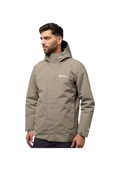 Jack Wolfskin Altenberg 3in1 Erkek Outdoor Mont A61864 Linen