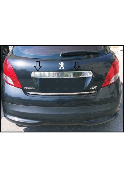 Peugeot 207 Hb/sw Uyumlu Bagaj Çıtası 2006-2012 Paslanmaz Krom