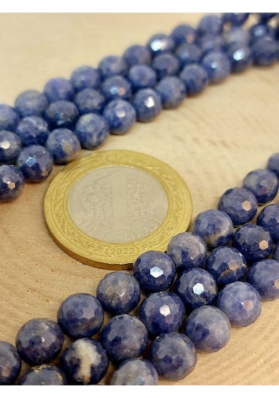 Bileklik Boy Safir Taşı Faset Kesim Yarım Dizi 6-6.5mm Aralığı 45504 18cm Uzunluğundadır Çok Renkli