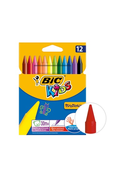 Bic Silinebilir Pastel Boya 12 Renk