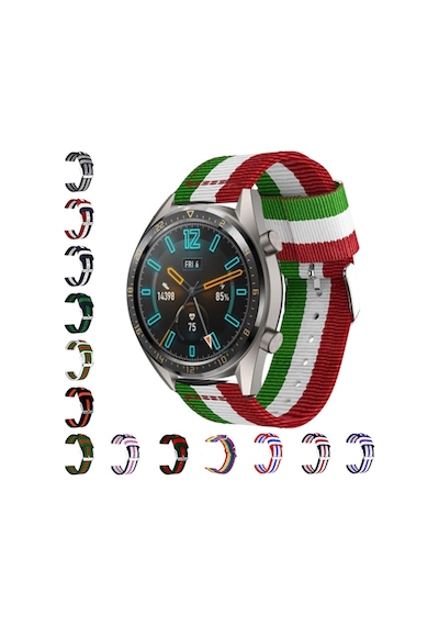 22Mm Gear S3 Watch 4 -Gt2 Gt2E 46Mm Kayış Kordon Nylon Watch 3 4