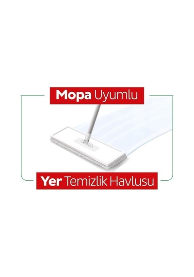 Easy Clean Beyaz Sabun Katkılı Mopa Uyumlu Yer Temizlik Havlusu 2x50 Yaprak 100 Yaprak Diğer
