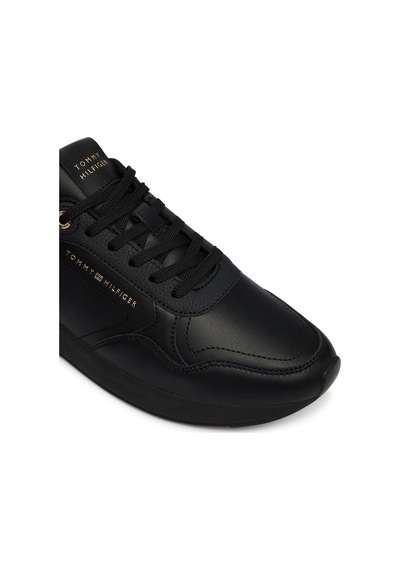 Tommy Hilfiger Kadın Marka Logolu Günlük Kullanıma Uygun Siyah Sneaker Fw0fw09411 Bds