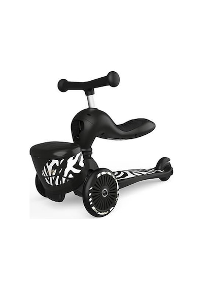 Scoot And Ride Highwaykick 1 Lifestyle Scooter - Zebra 210621-96606 Siyah