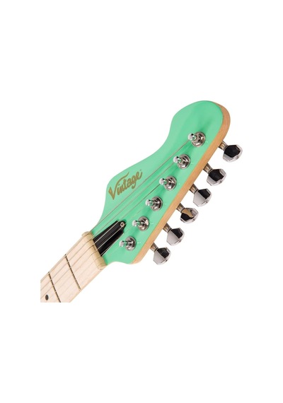 Vintage V6m24 Reissued Elektro Gitar - Ventura Green