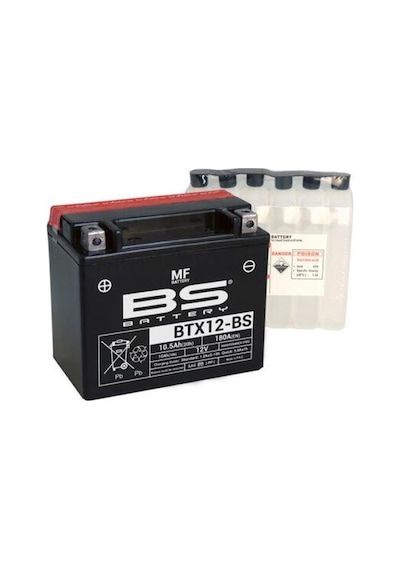 Bs Btx12-bs 2011-2014 Piaggio Beverly 300 Rst Uyumlu Akü Sulu Akü
