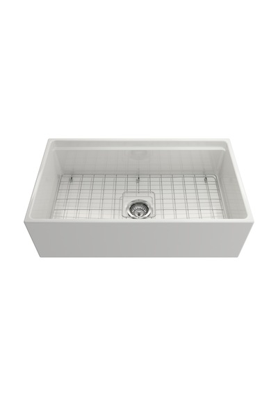 Bocchi 1504-001-0120 Contempo Step Rim Mutfak Eviyesi Beyaz 84 CM