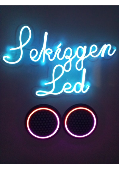 Sekizgen Led 16'lık Midrange Kapağı Piksel Neon Ledli 358 Animasyonlu 1 Takım 2 Kapak Kumandalı