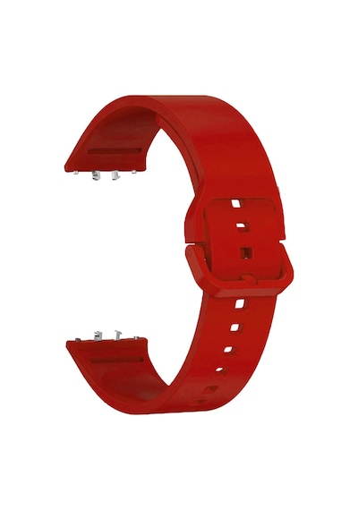 Forzacase Samsung Galaxy Fit 3 Uyumlu Tokalı Silikon Kordon Kayış - Fc440 Kırmızı
