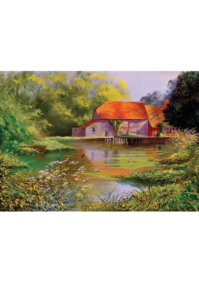 Ks Games 1000 Parça Hampshire Millpool Puzzle - Rob Johnson