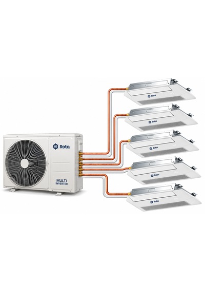 Rota M5-42OD 9+9+12+12+12 İç 42000 Btu Dış Multi Tek Yön Kaset