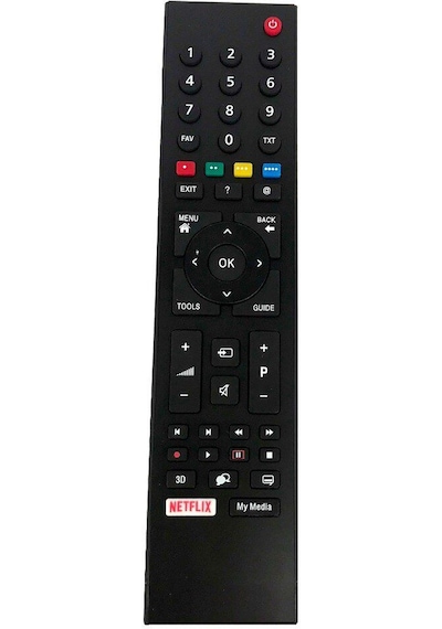 Arçelik Uyumlu Grundig Beko Lcd Tv Kumanda Netflix Tuşlu