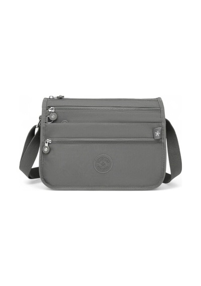 Smart Bags Krinkıl Koyu Gri Kadın Çapraz Askılı Çanta Smb1128 Gri