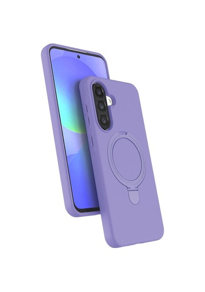 Samsung Galaxy A56 Regal Magsafe Standlı Kapak - Lila Evimdeyokyok