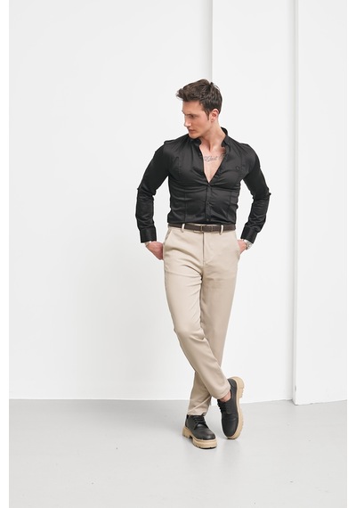 Modefendi Regular Fit Gömlek Siyah
