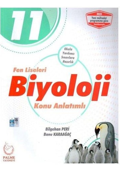 11.Sınıf Biyoloji Konu Anlatım Fen Liseleri için - Palme Yay
