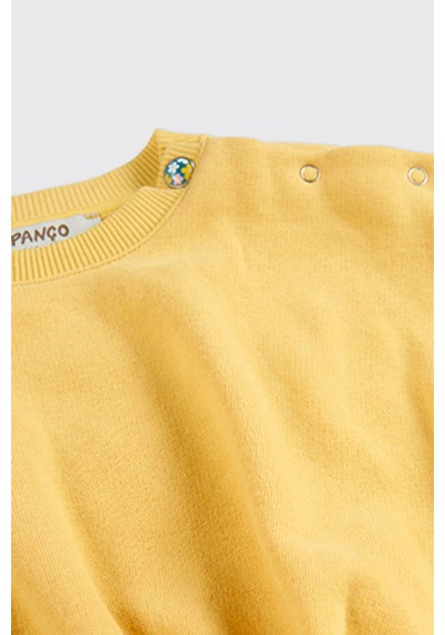 Kız Bebek Sarı Sweatshirt Çok Renkli