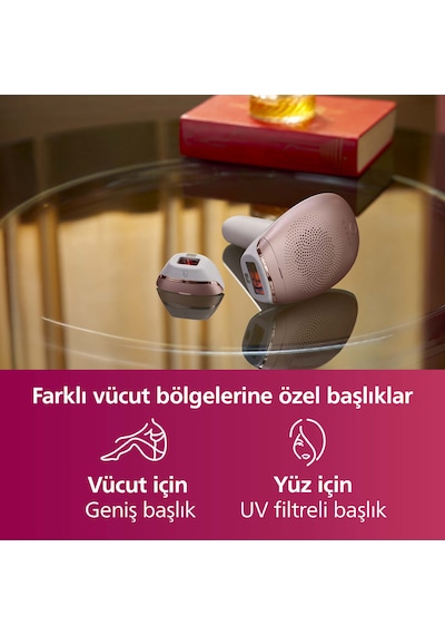 Philips Lumea 7000 Serisi SC1997/00 IPL Tüy Alma,Vücut ve Yüz için 2 Başlık,Çanta