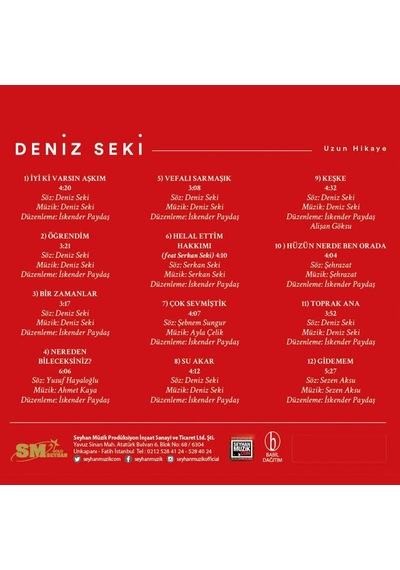 Deniz Seki - Uzun Hikaye CD