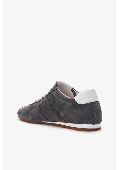 Lupin Gri Deri Kadın Sneakers