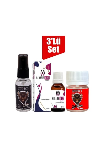 Bizon Sprey Madame Wet Kadin Kadın Damla Bizon 100mg 10lu