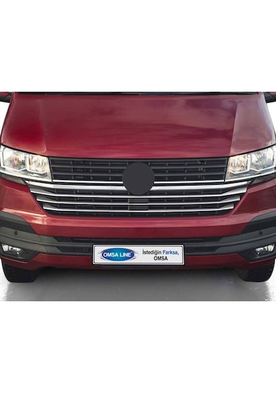 Vw T6.1 Transporter Krom Ön Panjur Alt Çıtası 5 Parça 2020 ve Son
