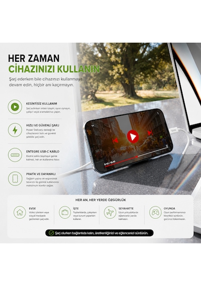 Sbs Qi2 15w Magsafe Uyumlu Kablosuz Şarj Standı Entegre Usb-c Kablo Katlanabilir Stand Manyetik Kablosuz Şarj Cihazı Beyaz Sbs Qi2 15w Magsafe Uyumlu Kablosuz Şarj Standı Entegre Usb-c Kablo Katlanabilir Stand Manyetik Kablosuz Şarj Cihazı Beyaz
