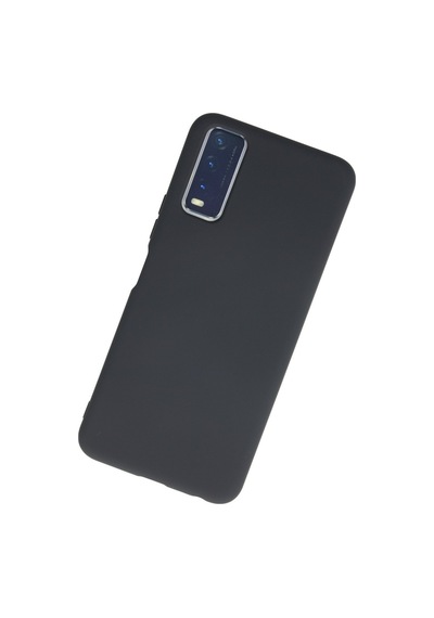 Vivo Y11s Uyumlu Kılıf Nano İçi Kadife Silikon - Gri