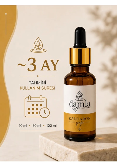 Biodamla Natural Kantaron Yağı 20 Ml
