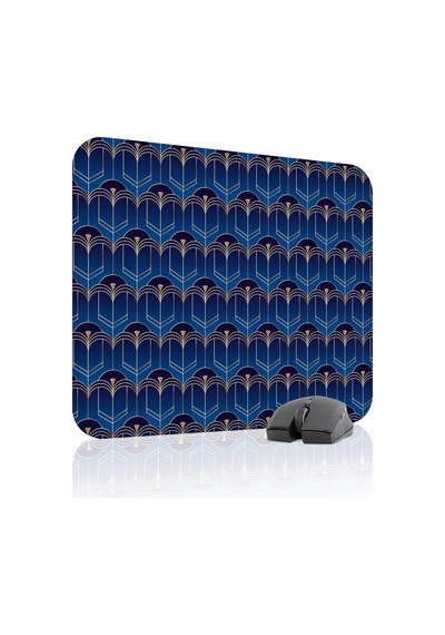 Art Deco Tarzı Kaymaz Dikişli Kauçuk Oyuncu Mousepad V2 - 48x40 Xl Gaming Mouse Pad Fare Altlığı