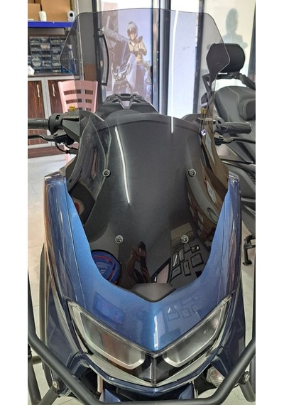 Nmax 125/155 2021-2024 Cam Siperlik 58 Cm Füme Renk İthal Füme