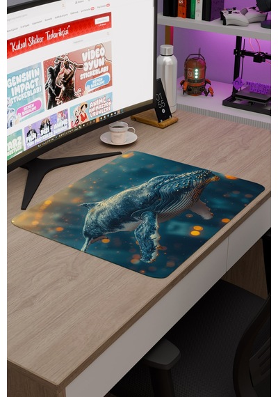 Orka Kaymaz Dikişli Kauçuk Oyuncu Mousepad V3 - 48x40 Xl Gaming Mouse Pad Fare Altlığı