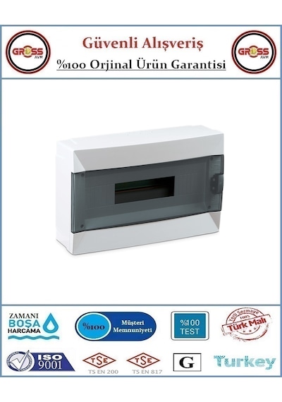 Makel Sıva Üstü Otomatik Sigorta Kutusu - 16' Lı